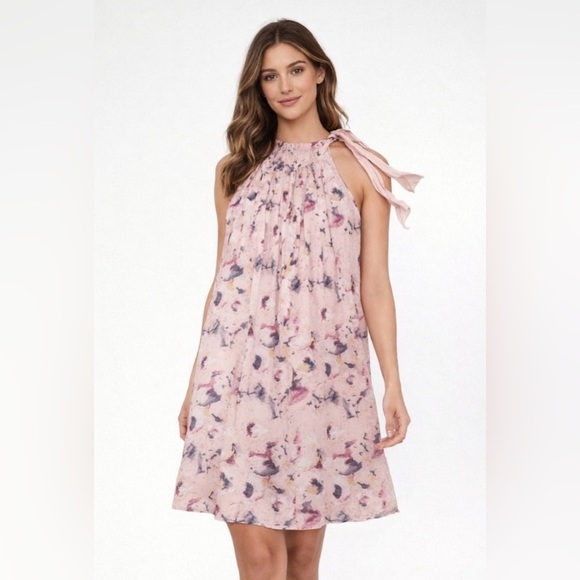 Bellambra Dresses & Skirts - Bellambra Blush Linen Mini Dress